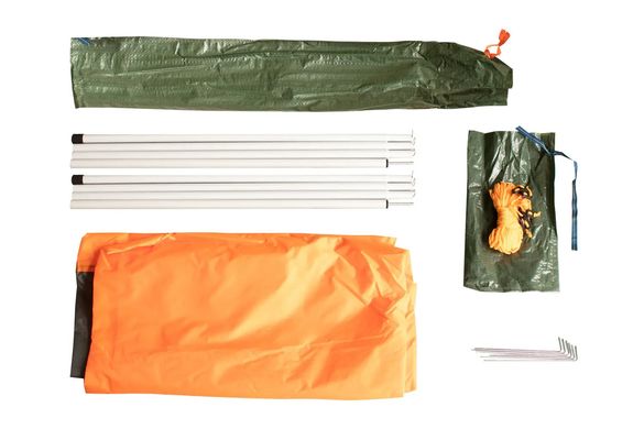 Tramp Lite orange awning + racks, TLT-011