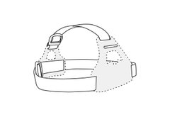 Кріплення - пов'язка Spare Headband для ліхтарів PETZL серії DUO