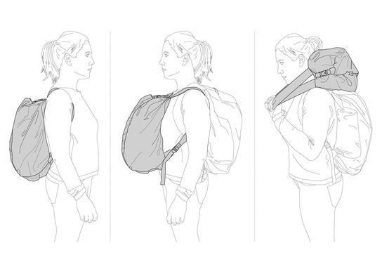 Сумка-рюкзак для мотузки Petzl Split red/orange