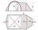 Tent Terra Incognita Geos 3 sand, Ti Geos 3 sand