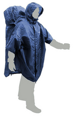 Дощовик-пончо Terra Incognita CapeBag blue, Синій, S/M