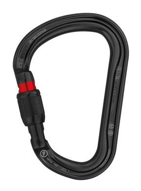 Карабін Petzl William SCREW-LOCK black, M36A SLN