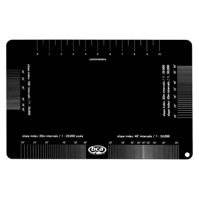 Card - analyser of snow structure BCA Aluminum Crystal Card, 1084225