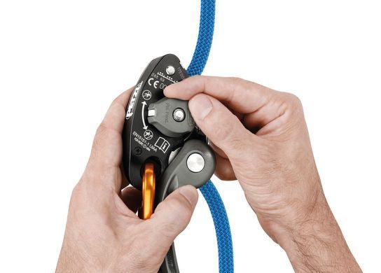 Belay device Petzl GriGri + grey, D13A G