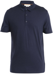 Термофутболка чоловіча Icebreaker 150 Tech Lite III SS Polo MEN mdnt nv, S