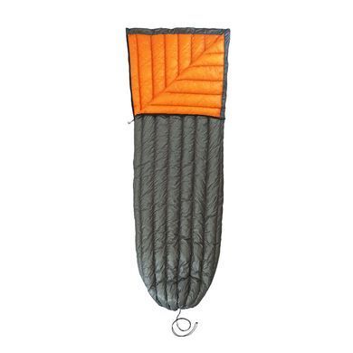 Квілт пуховий ROCK FRONT 200 Ultralight сірий