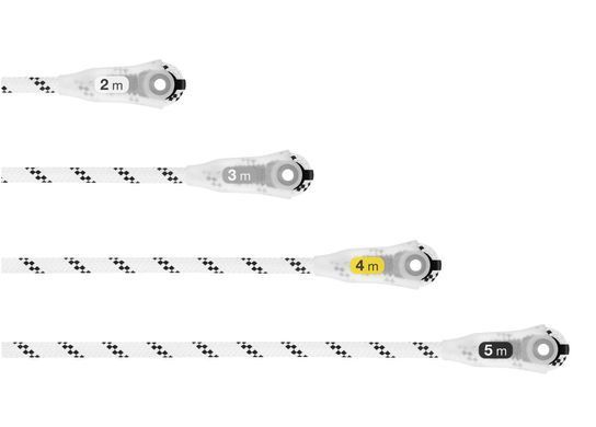 Самостраховка регульована Petzl Grillon 3 m black для позиціонування, L052AA08