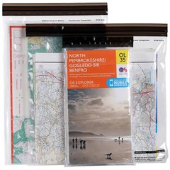 Hermetic covers for maps, set of 3 pcs. Lifeventure DriStore LocTop Maps