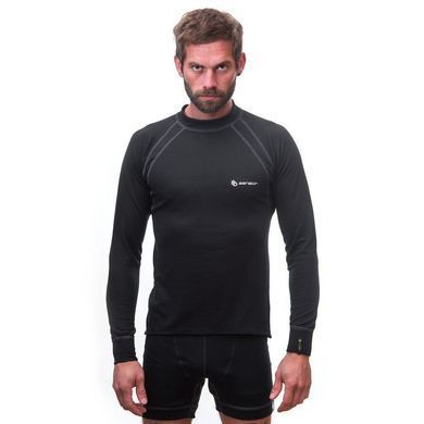 Thermal T-shirt for men Sensor Double Face LS black, Black, S