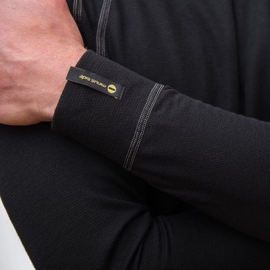 Thermal T-shirt for men Sensor Double Face LS black, Black, S