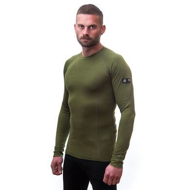 Thermal T-shirt for men Sensor Merino Active LS safari , Black, S