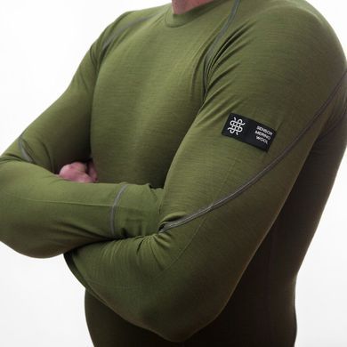 Thermal T-shirt for men Sensor Merino Active LS safari , Black, S