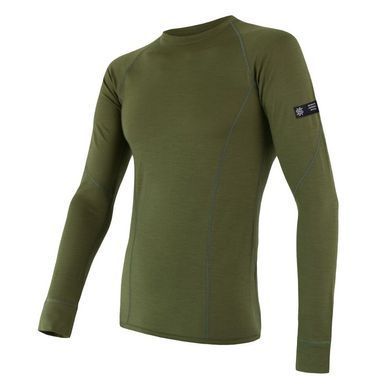 Thermal T-shirt for men Sensor Merino Active LS safari , Black, S