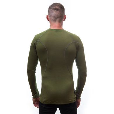 Thermal T-shirt for men Sensor Merino Active LS safari , Black, S