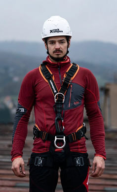 Complete fall arrest harness Rock Empire Atlas Uni AL Lock orange, SVA007.977-0234W0018000, XS-M (waist circumference 66-110 cm)