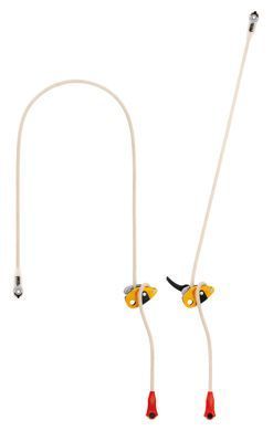 Самостраховка регульована Petzl Grillon Plus 3 m beige/yellow для позиціонування, L052EA01