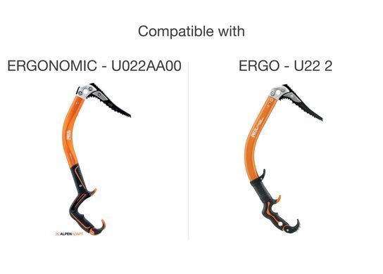 Replacement screw, washer, and nut for ice axe pick and accessories Petzl Ice Axe Screw (4 pcs.) , U041AA00