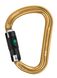 Carabiner Petzl William BALL-LOCK gold, M36A BLY