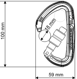 Carabiner Singing Rock Colt Screw 3 PACK, SR K0112XX30