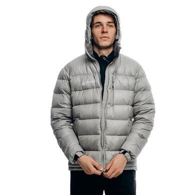Men's down jacket ROCK FRONT Nord black, Grey, S