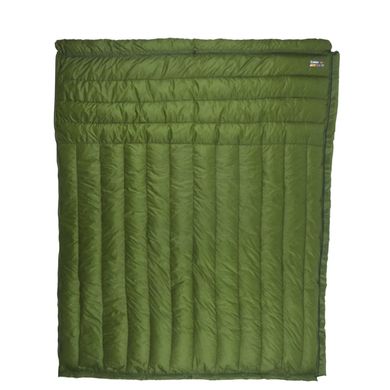 Sleeping bag ROCK FRONT 450 Wide khaki with mustard