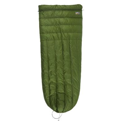 Sleeping bag ROCK FRONT 450 Wide khaki with mustard