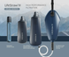 Фільтр-пляшка для води LifeStraw Peak Squeeze 1.0 L dark mountain gray, LSW LSPSF1GRWW