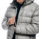 Men's down jacket ROCK FRONT Nord black, Grey, S