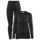 Set of women's thermal underwear Craft Core Warm Baselayer Set W black, Black, XS