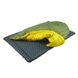 Sleeping bag ROCK FRONT 450 Wide khaki with mustard