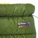 Sleeping bag ROCK FRONT 450 Wide khaki with mustard