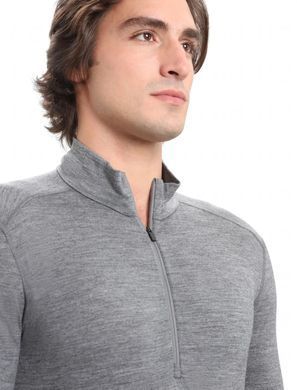 Термофутболка чоловіча Icebreaker 200 Oasis LS Half Zip MEN gritstone, S