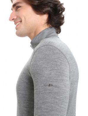 Термофутболка чоловіча Icebreaker 200 Oasis LS Half Zip MEN gritstone, S