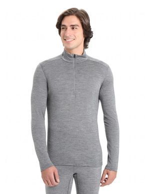 Термофутболка чоловіча Icebreaker 200 Oasis LS Half Zip MEN gritstone, S