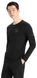 Термофутболка чоловіча Icebreaker 200 Oasis LS Crewe Alps 3D MEN black, S