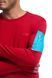 Thermal T-shirt for men Icebreaker BF 260 Apex LS Crewe mountain Icon MEN rocket/aegean, L