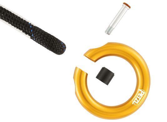 Кільце з'єднувальне роз'ємне Petzl Ring Open yellow, P28
