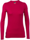 Thermal Long Sleeve T-Shirt for women Icebreaker BF 260 Tech Top LS Crewe WOMEN raspberry S