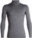 Термофутболка чоловіча Icebreaker 200 Oasis LS Half Zip MEN gritstone, S