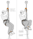 Затискач ножний Climbing Technology Quick Tree Right, 2D658D